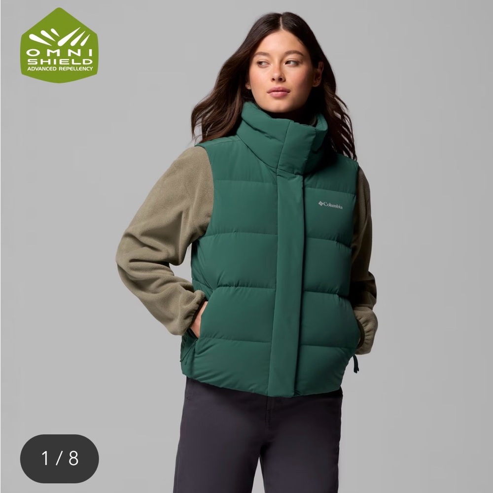 BRAND NEW- Columbia Women's Forest Green Puffer Vest